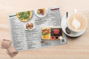 Podkładka MENU dla restauracji MAK lubuskie